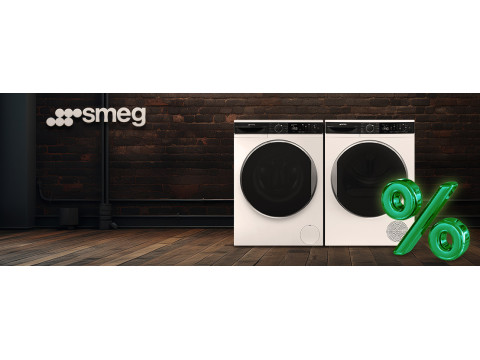 Скидка 10% при покупке стиральной и сушильной машины Smeg