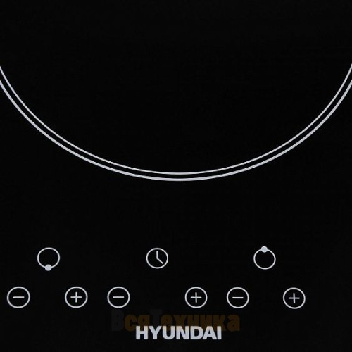 Варочная панель электрическая Hyundai HHE 3250 BG черный