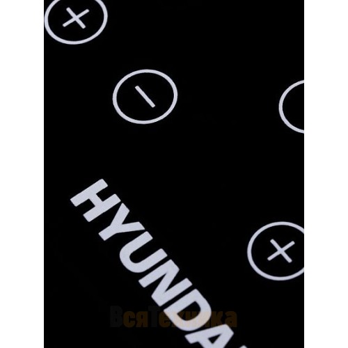 Варочная панель электрическая Hyundai HHE 3250 BG черный