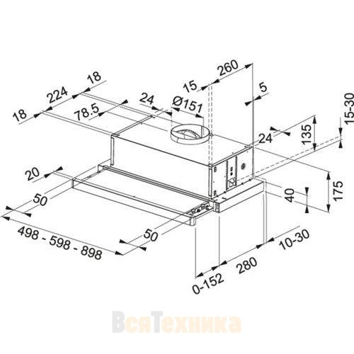Вытяжка Franke FTC 612 WH