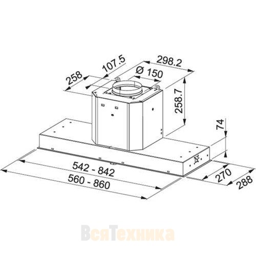 Вытяжка Franke FMY 608 BI BK