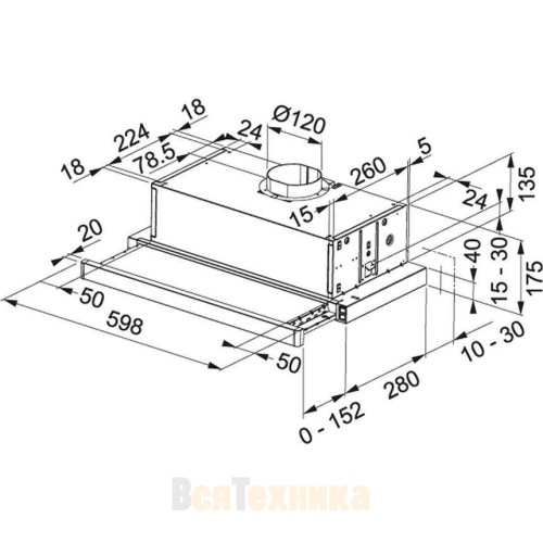 Вытяжка Franke FTC 632L WH