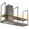 Вытяжка Faber островная T-SHELF EV8 TITANIUM MATT A180