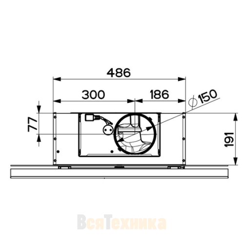 Вытяжка Faber настенная TALIKA OC A80