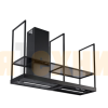 Вытяжка Faber островная T-SHELF EV8 BK MATT A180