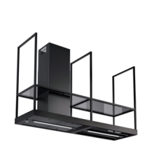 Вытяжка Faber островная T-SHELF EV8 BK MATT A180