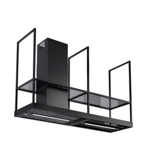 Вытяжка Faber островная T-SHELF EV8 BK MATT A180