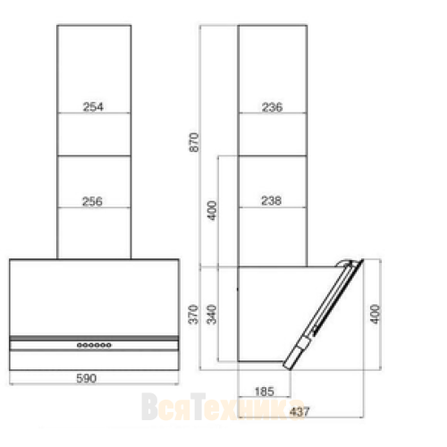 Вытяжка Faber настенная KORUND WH A 60