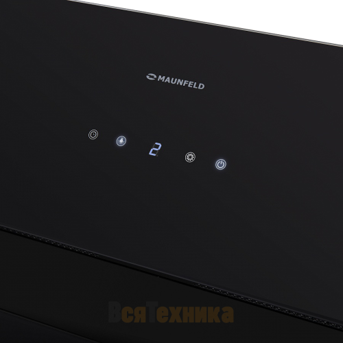 Вытяжка Maunfeld Mersey 60 нержавеющая сталь\черное стекло