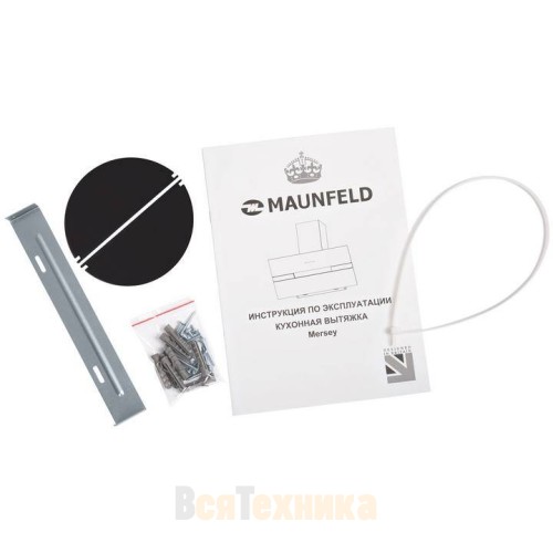 Вытяжка Maunfeld Mersey 50 белый\вставка сатин
