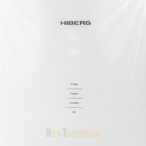 Холодильник HIBERG RFC-400DX NFGW inverter