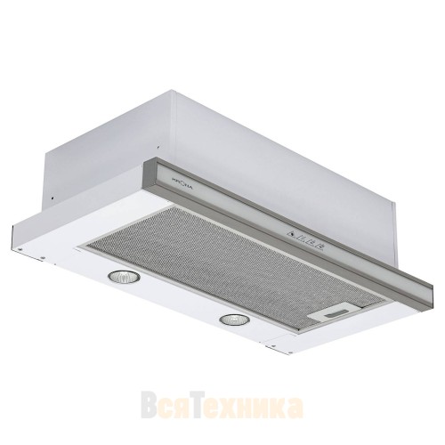 Вытяжка Krona Kamilla sensor 600 white glass (2 мотора)