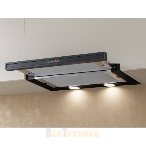 Вытяжка Krona KAMILLA sensor 600 black (2 мотора)