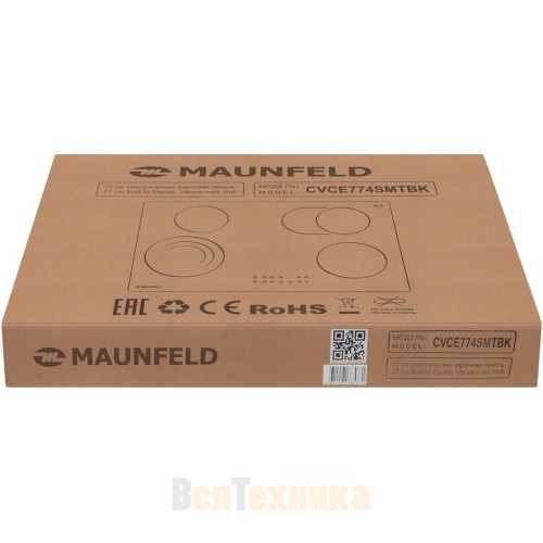 Электрическая варочная панель Maunfeld CVCE774SMTBK