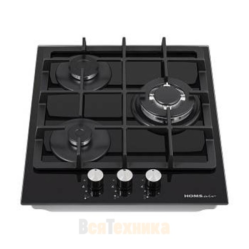 Газовая варочная панель HOMSair HGG433TGCBK