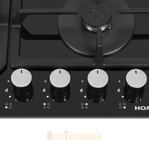 Газовая варочная панель HOMSair HGG643TGCBK