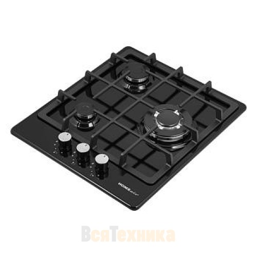 Газовая варочная панель HOMSair HGE433TGCBK