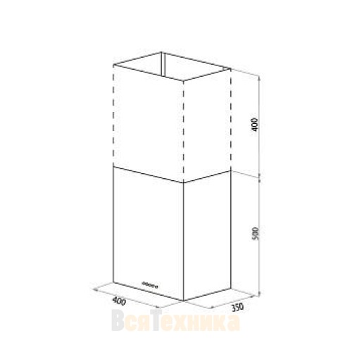 Кухонная вытяжка HOMSair PHLOX Push 40