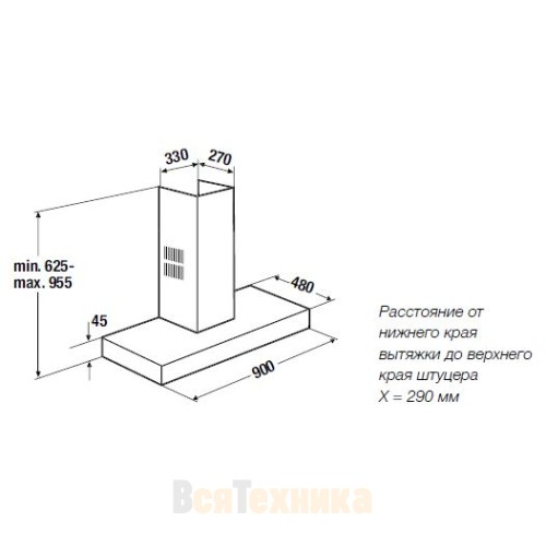 Настенная вытяжка Kuppersbusch DW 9350.0 E