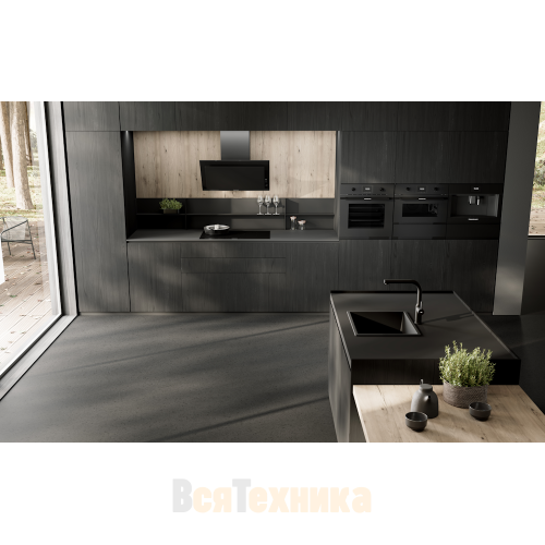 Компактный духовой шкаф с микроволнами Kuppersbusch CBM 6330.0 KSM6 MattBlack