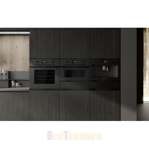 Компактный духовой шкаф с микроволнами Kuppersbusch CBM 6330.0 KSM6 MattBlack
