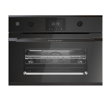 Компактный духовой шкаф с микроволнами Kuppersbusch CBM 6350.0 GPH 2 Black Chrome