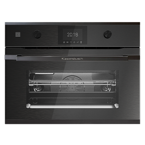 Компактный духовой шкаф с микроволнами Kuppersbusch CBM 6350.0 GPH 2 Black Chrome