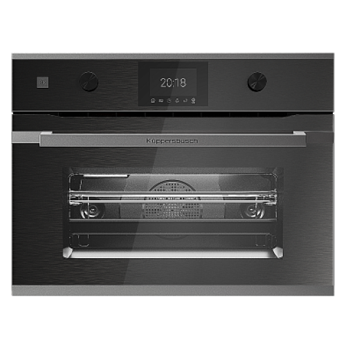 Компактный духовой шкаф с микроволнами Kuppersbusch CBM 6350.0 GPH 9 Shade of Grey