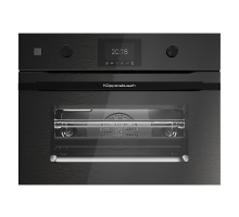 Компактный духовой шкаф с микроволнами Kuppersbusch CBM 6350.0 GPH 6 Black Steel
