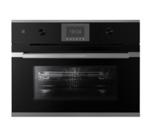 Компактный духовой шкаф с микроволнами Kuppersbusch CBM 6350.0 S3 Silver Chrome