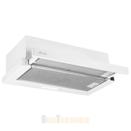 Встраиваемая вытяжка Monsher LAUTREC 60 Blanc Verre