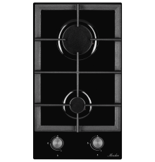 Домино газовая варочная поверхность Monsher MGG 30 Noir