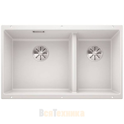 Мойка Blanco SUBLINE 430/270-U отводная арматура InFino® Кофе