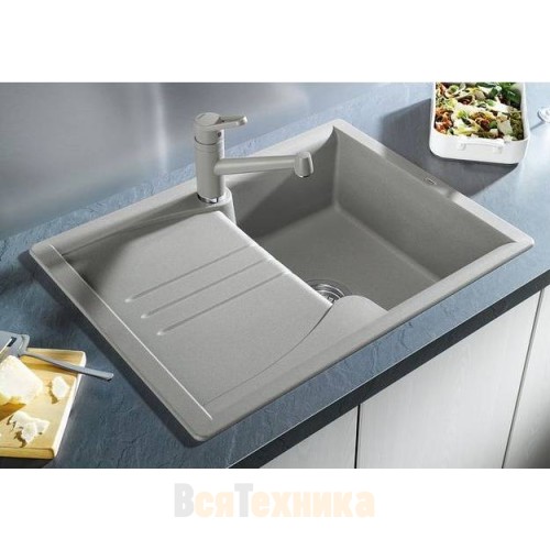 Комплект мойка Blanco Enos 40 S + смеситель MIDA Silgranit