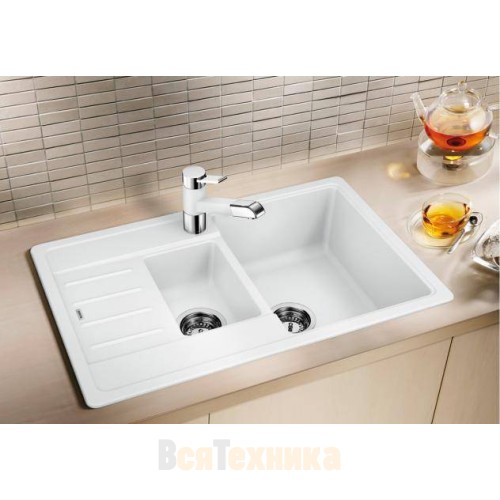 Комплект мойка Blanco Legra 6 S Compact + смеситель Daras Silgranit