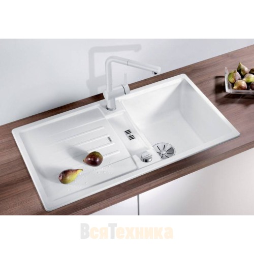 Мойка Blanco Lexa 45 S SILGRANIT PuraDur InFino® Белый