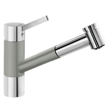 Смеситель Blanco Tivo-S chrome/Silgranit Жемчужный