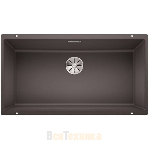 Мойка Blanco SUBLINE 800-U отводная арматура InFino® Серый беж