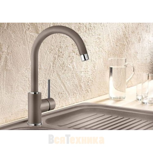 Комплект мойка Blanco Legra 6 S Compact + смеситель Mida Silgranit