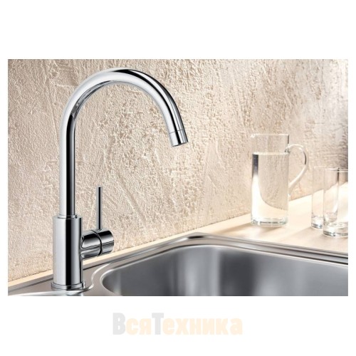 Комплект мойка Blanco Classic 45S + смеситель Mida Хром Антрацит