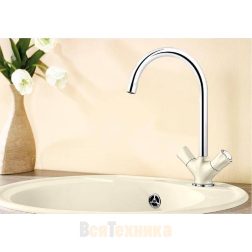 Смеситель Blanco Amona chrome/silgranit Кофе