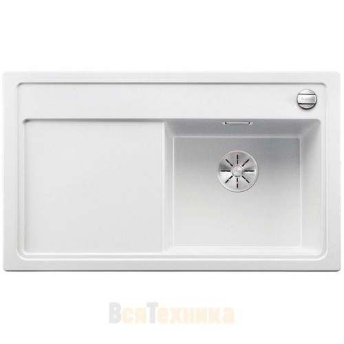 Мойка Blanco Zenar 45 S крыло слева клапан-автомат Кофе