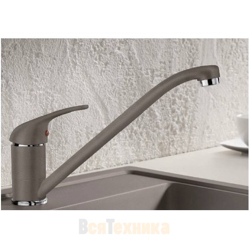 Комплект мойка Blanco Riona 45 + смеситель Daras Silgranit Антрацит