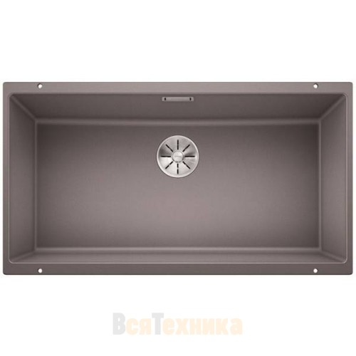Мойка Blanco SUBLINE 800-U отводная арматура InFino® Серый беж