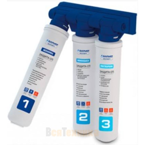 Комплект смеситель Blanco FONTAS II SILGRANIT + фильтр для воды BWT-БАРЬЕР EXPERT STANDARD