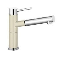 Смеситель Blanco Alta-S compact chrome/Silgranit Жасмин{Хром}