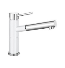 Смеситель Blanco Alta-S compact chrome/Silgranit Белый