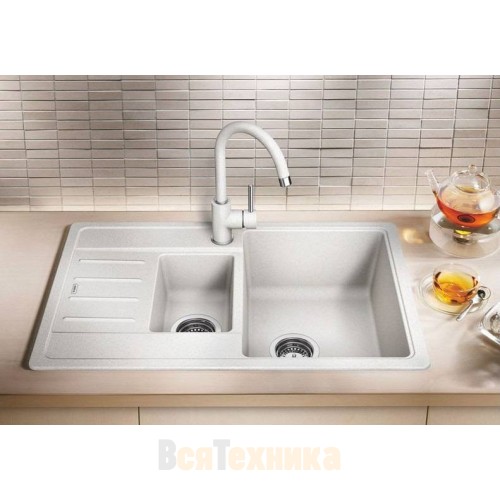 Комплект мойка Blanco Legra 6 S Compact + смеситель Mida Silgranit