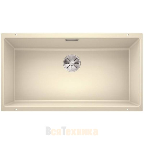 Мойка Blanco SUBLINE 800-U отводная арматура InFino® Серый беж
