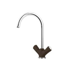 Смеситель Blanco Amona chrome/silgranit Кофе